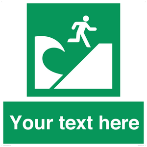 Custom Safe Condition Tsunami evacuation area